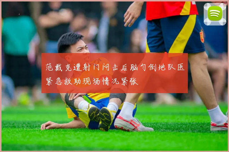 范戴克遭射门闷击后脑勺倒地队医紧急救助现场情况紧张